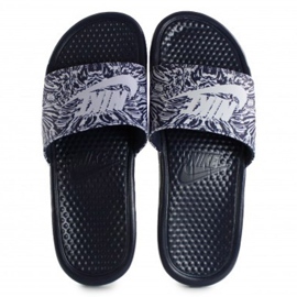 Pantofle Nike Benassi Just Do It Print 631261-403 černý 1