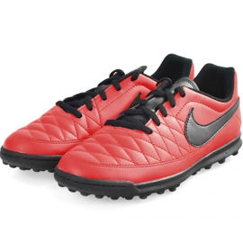 Kopačky Nike Majestry Tf M AQ7901-600 červený červený 2