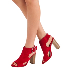 Erynn Červené Sandály Na Baru 2 Erynn Červené Sandály Na Baru 2