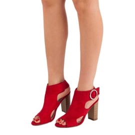 Erynn Červené Sandály Na Baru 1 Erynn Červené Sandály Na Baru 1