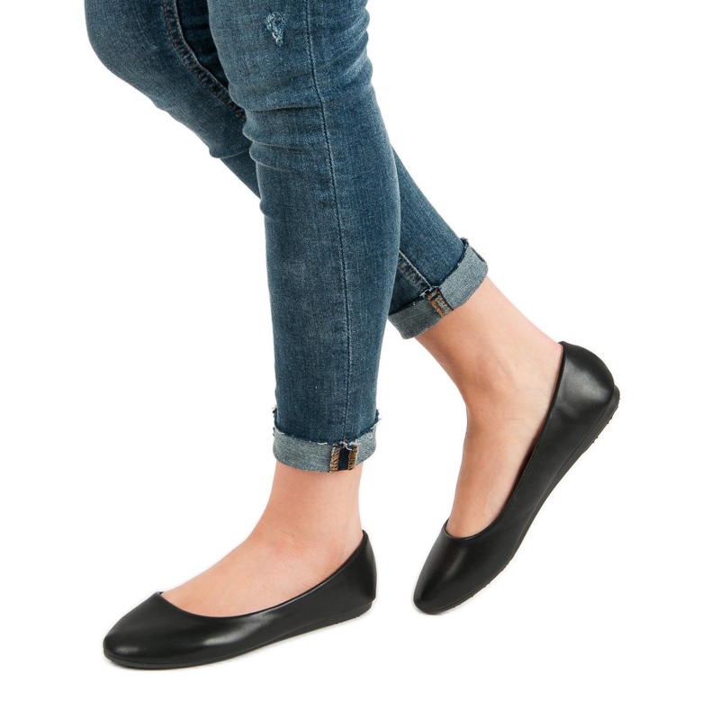 Ch. Creation Klasické balerínky černá 2