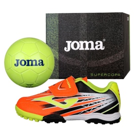 Kopačky Joma Super Copa Jr Tf SCJS.908.TF + míč zdarma vícebarevný vícebarevný 1