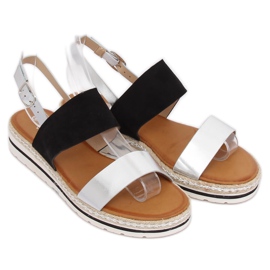 Černé dámské sandály F056 Black černý 1