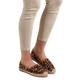 Skvrnité espadrilky hnědý 2 Skvrnité espadrilky hnědý 2