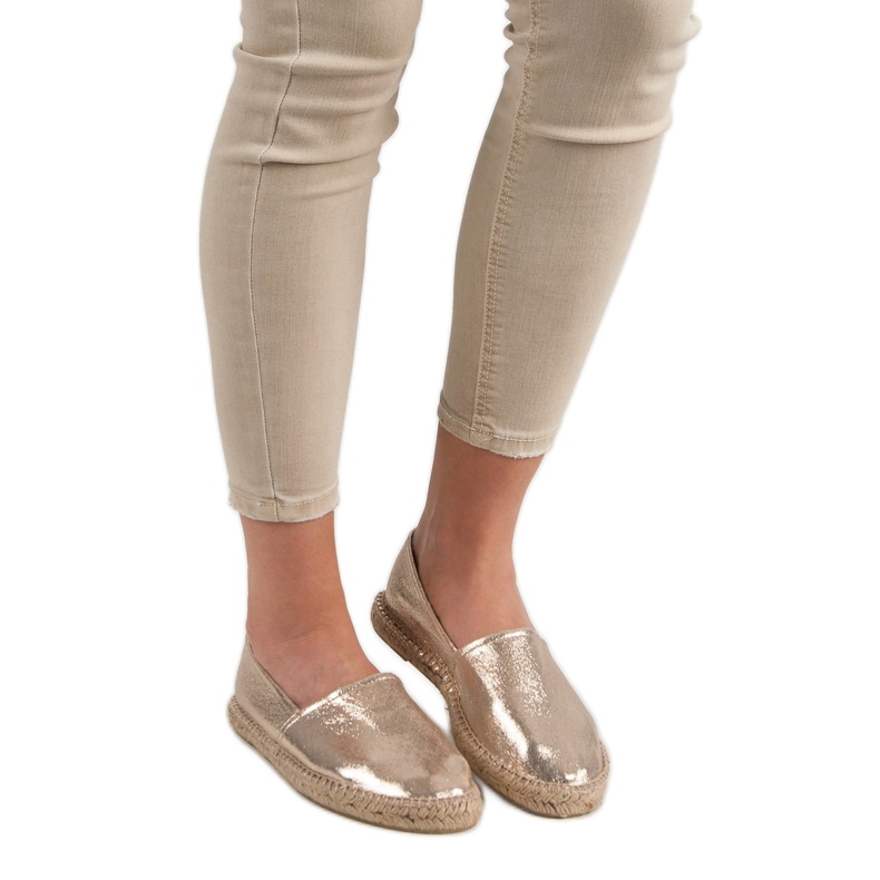 Cm Paris Textilní espadrilky žluť 1