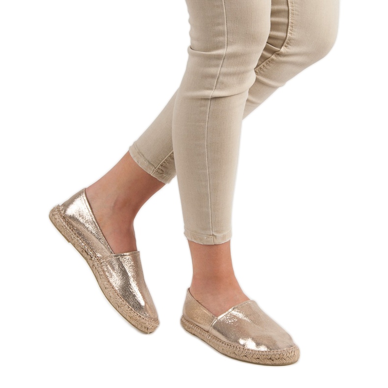 Cm Paris Textilní espadrilky žluť 2