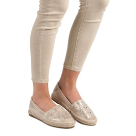 Lucky Shoes Espadrilky s tryskami žluť 1