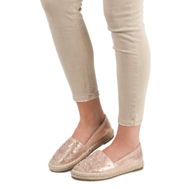 Lucky Shoes Espadrilky s tryskami růžový 1