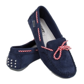 Dámské tmavomodré mokasíny MH04 Navy námořnická modř 1
