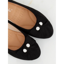 Černé dámské balerínky 6244 Black černá 1