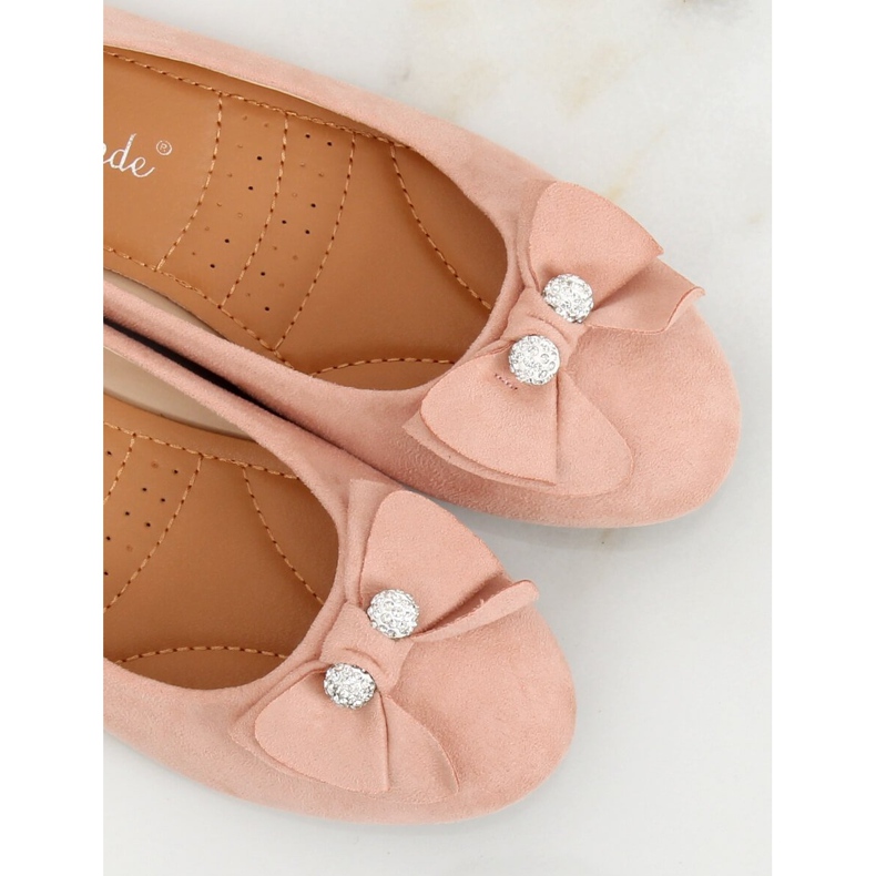 Růžové dámské balerínky 6244 Pink růžový 1 Růžové dámské balerínky 6244 Pink růžový 1