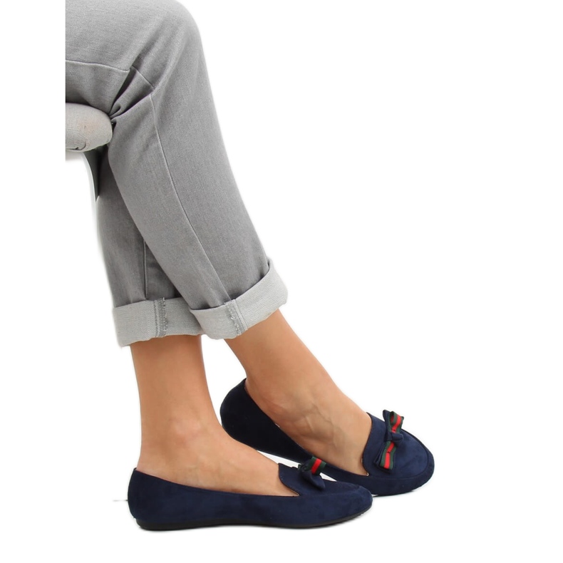 Dámské tmavomodré mokasíny JM6690Q Azul Marino námořnická modrá 2