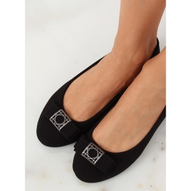 Černé dámské balerínky JM6675Q Negro černá 1 Černé dámské balerínky JM6675Q Negro černá 1