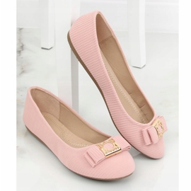 Růžové dámské balerínky JM6675Q Rosa růžový 2