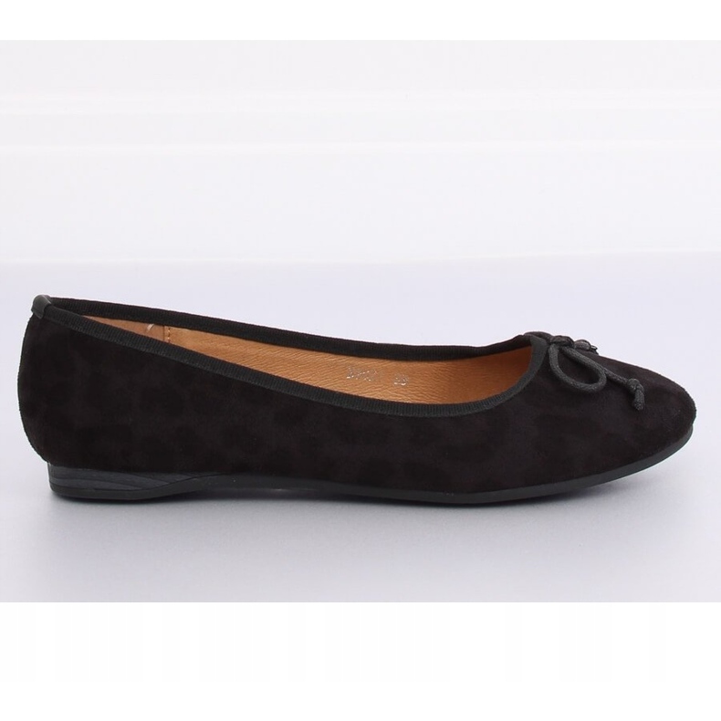 Dámské balerínky s leopardím potiskem H9021 Negro černý 1