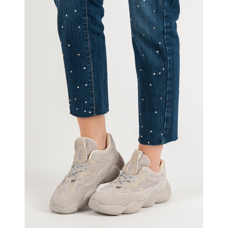 Renda Béžové tenisky béžový 2