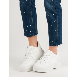 Kylie Tenisky Na Platformě bílý 1