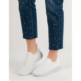 Weide Módní textilní obuv bílý 1