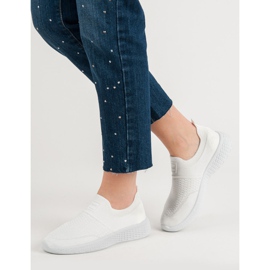 Weide Módní textilní obuv bílý 2
