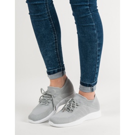 Textilní sportovní obuv šedá 1