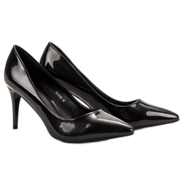 Small Swan Černé lakované kolíky černý 1