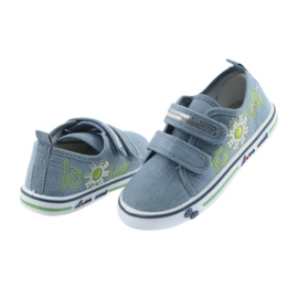 Modré džíny milují tenisky Atletico, koženou vložku modrý 4