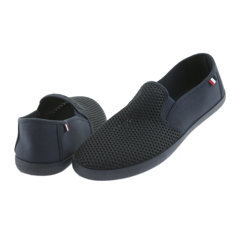 Nazouvací tenisky ATLETICO v tmavě modré barvě námořnická modrá 4