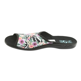 Dámské pantofle zebra Adanex 23876 bílý černý vícebarevný 2
