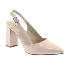 Dámské sandály na sloupku Caprice 29604 růžový 1