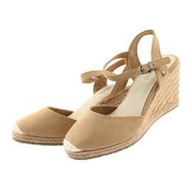 Sandály Big Star espadrilles 274A169 C.beż hnědý 3