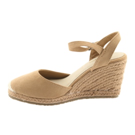 Sandály Big Star espadrilles 274A169 C.beż hnědý 2