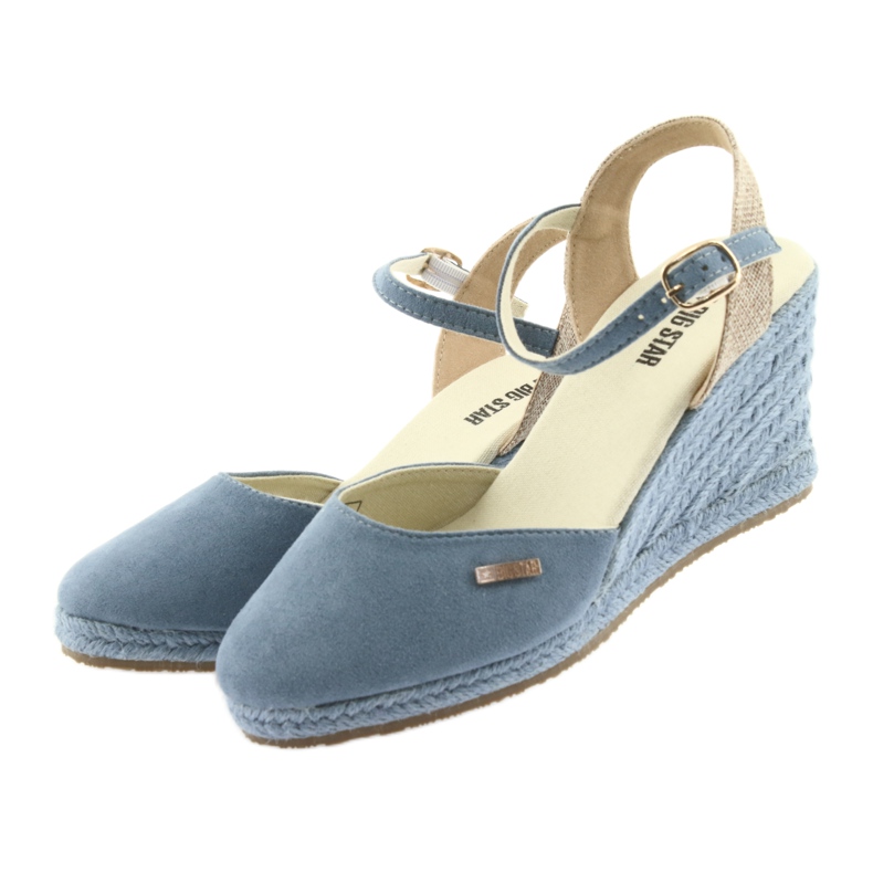 Espadrilky Big Star 274193 Blue modrý 3