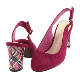 Sandály na postu Sergio Leone 788 růžový 4