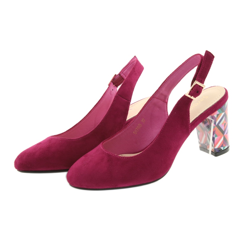 Sandály na postu Sergio Leone 788 růžový 3