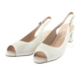 Sandály na postu Sergio Leone 794 stříbro šedá 3