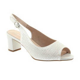 Sandály na postu Sergio Leone 794 stříbro šedá 1