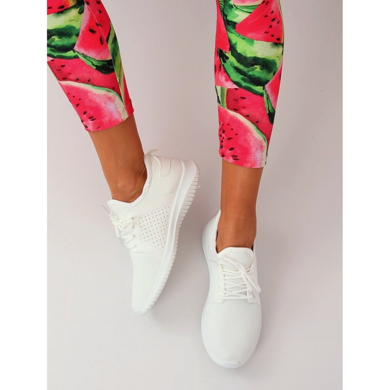 Bílé sportovní boty 7758-Y White bílý 1 Bílé sportovní boty 7758-Y White bílý 1