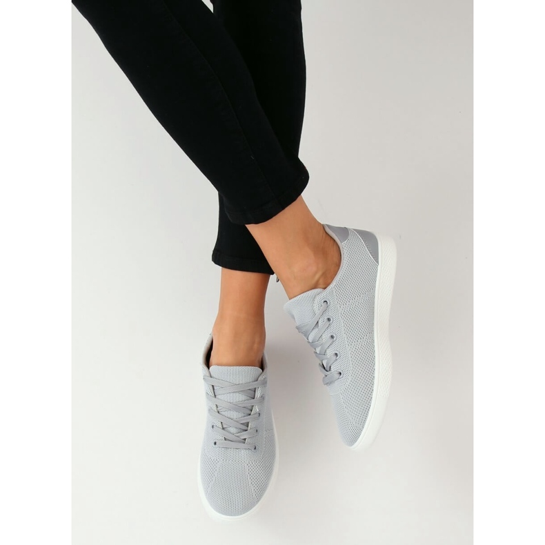 Šedé dámské tenisky 7062-Y Grey šedá 2