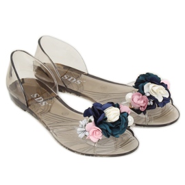 Černé balerínky Meliski 7620-PL černé černý 2