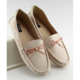 Klasické dámské mokasíny béžové 3145 Beige II-GAT béžový 1