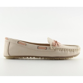 Klasické dámské mokasíny béžové 3145 Beige II-GAT béžový 2