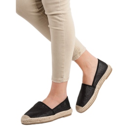 Anesia Paris Neformální espadrilky černý 1