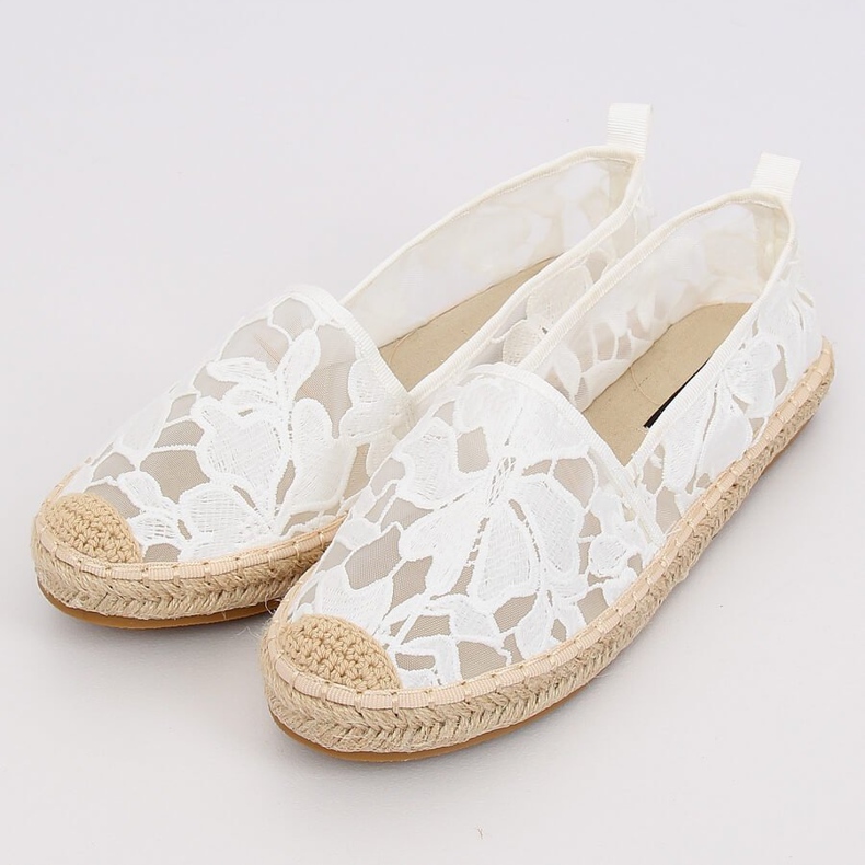 Espadrilles prolamované bílé 68-130 White II-GAT bílý 2