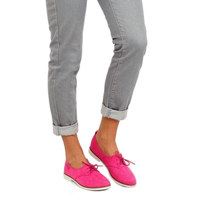 Dámské fuchsiové mokasíny 6907-BL Fushia růžový 2
