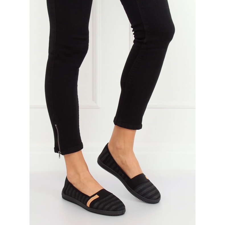 Černé dámské balerínky XJ-2959 Black černá 1