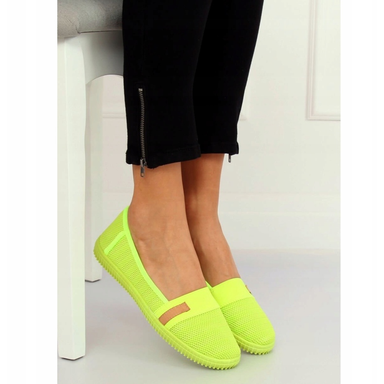 Žluté balerínky pro ženy XJ-2959 Yellow žlutá 2