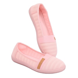 Růžové dámské balerínky XJ-2959 Pink růžový 1 Růžové dámské balerínky XJ-2959 Pink růžový 1
