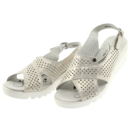 Zlaté dámské sandály na klínku Filippo 729 zlatý 2