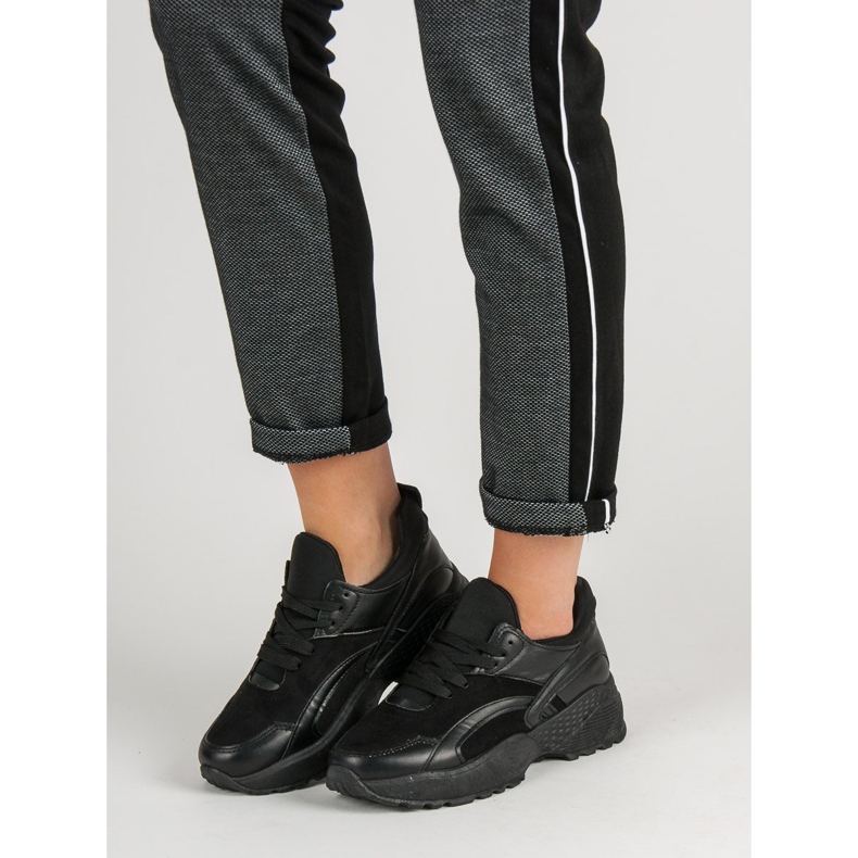 Nazouvací tenisky černá 2