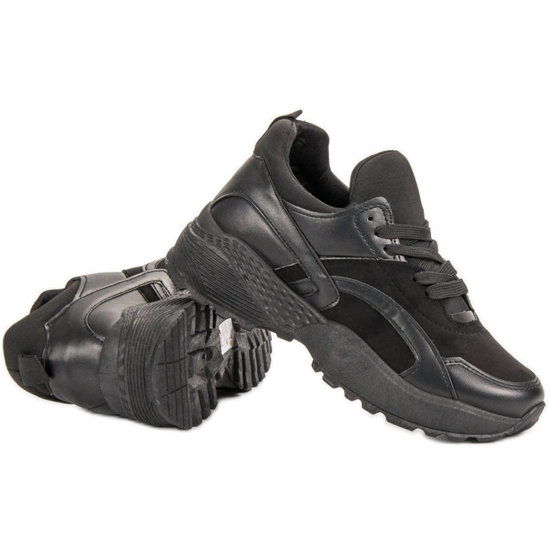 Nazouvací tenisky černá 1